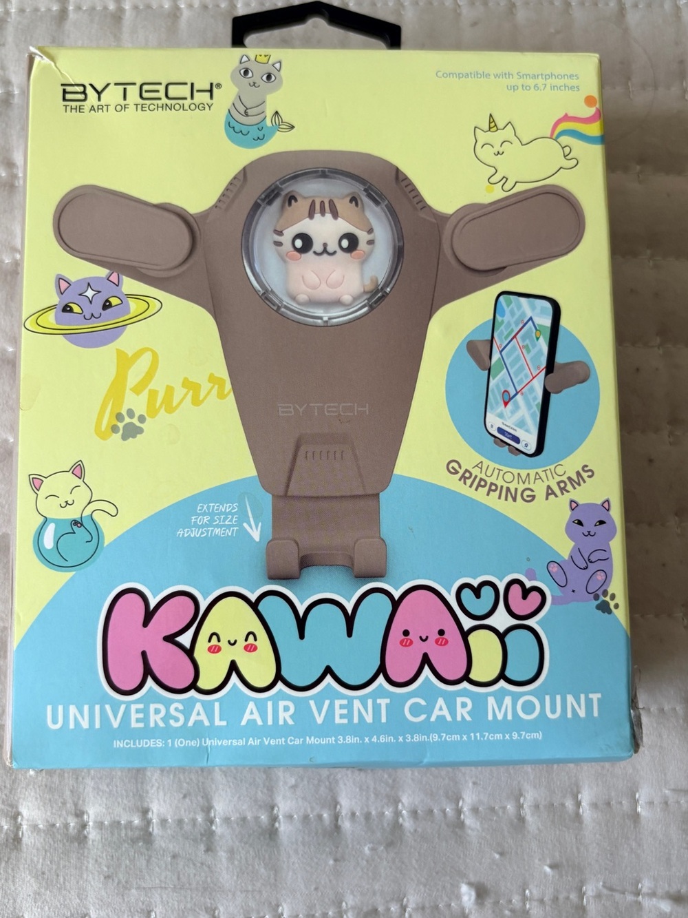 Universal Air Vent Car Mount Phone Holder Cute Cat